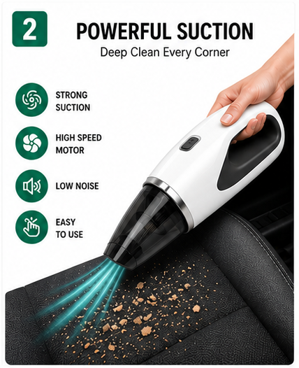 PORTABLE CAR VACCUM