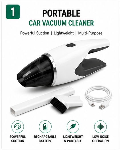 PORTABLE CAR VACCUM