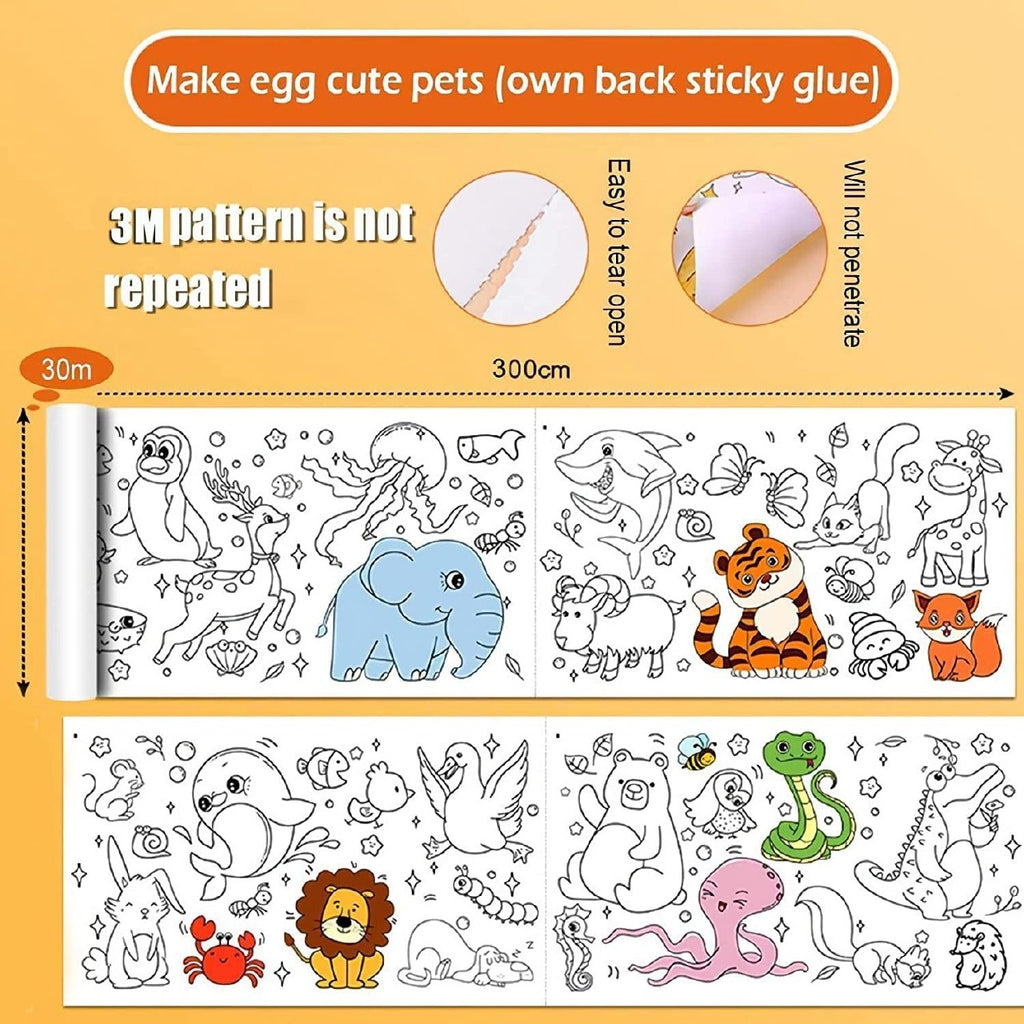 Drawing Paper Roll for Kids | Pack of 1