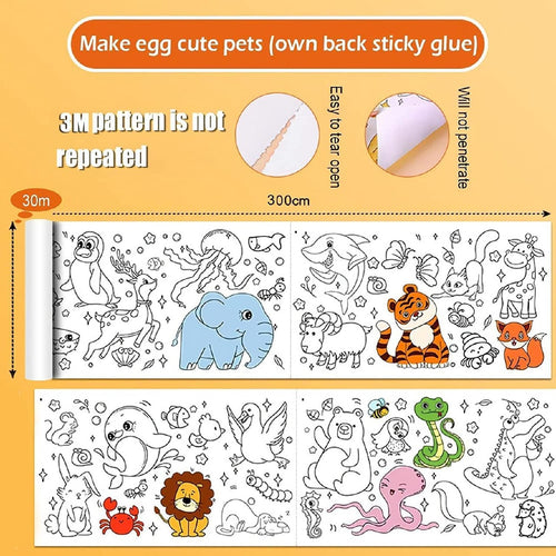Drawing Paper Roll for Kids | Pack of 1