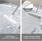 White Cleaning Brush 2 In 1 Tiles Cleaning