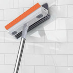 Orange 3 In 1 Toilet Bathroom Cleaning Brush
