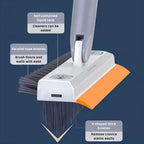 Orange 3 In 1 Toilet Bathroom Cleaning Brush