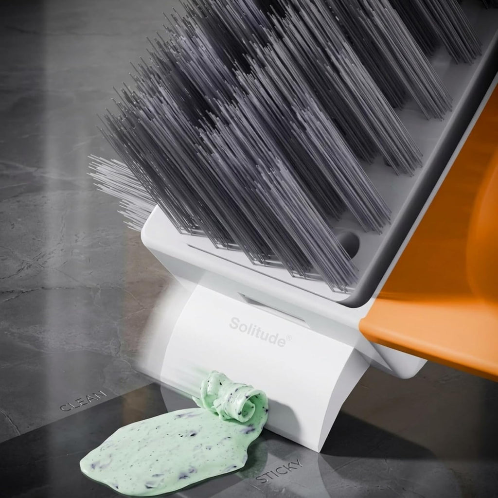 Orange 3 In 1 Toilet Bathroom Cleaning Brush