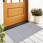 Grey Memory Foam Bath Mat Large Door Mat