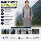 5-in-1 Ultimate Rain Combo Set of 5 Pcs | UV Umbrella, Raincoat/poncho, Waterproof mobile pouch, Bag rain cover and Shoe covers