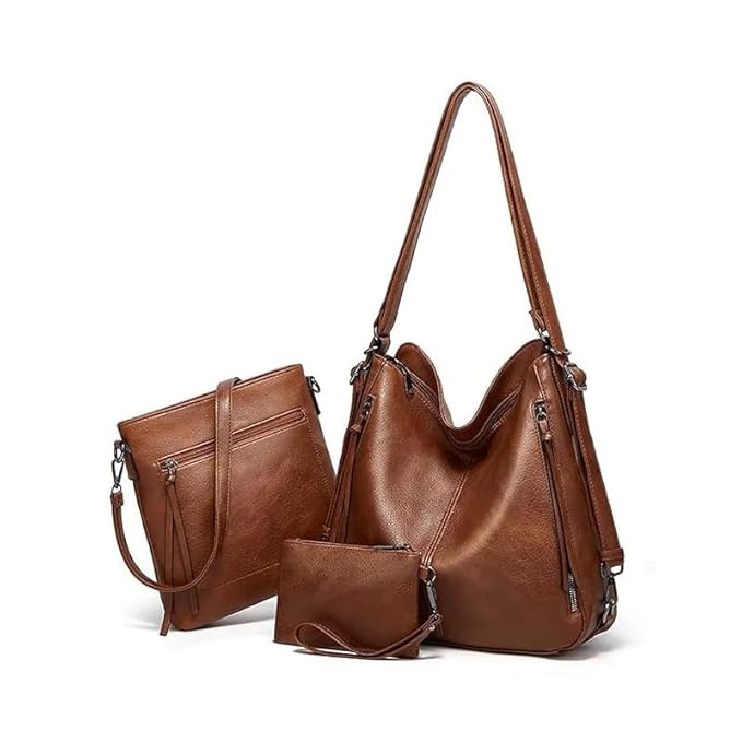 3-in-1 Purse for Women Handbag Set
