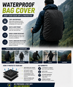 5-in-1 Ultimate Rain Combo Set of 5 Pcs | UV Umbrella, Raincoat/poncho, Waterproof mobile pouch, Bag rain cover and Shoe covers