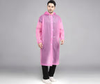 Waterproof Long Raincoat with Hood