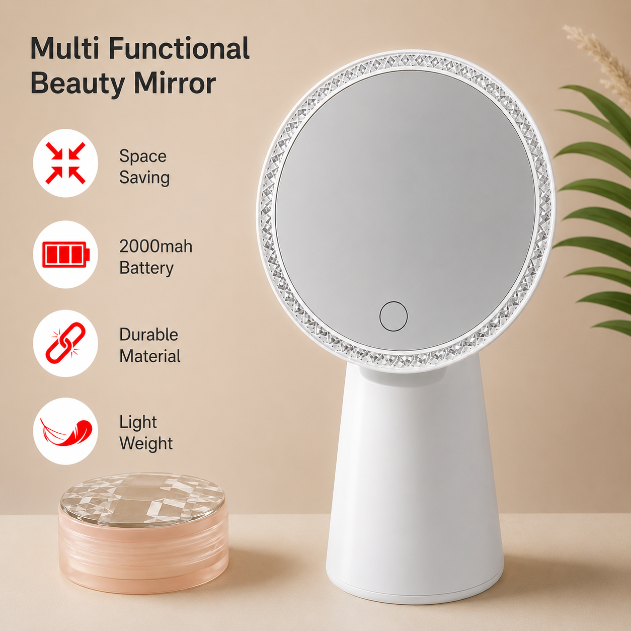 Makeup Mirror with LED
